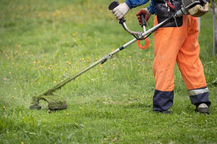 Entretien jardin avec une débroussailleuse Illfurth